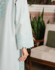 3 Piece Embroidered Lawn Suit Unstitched - 26