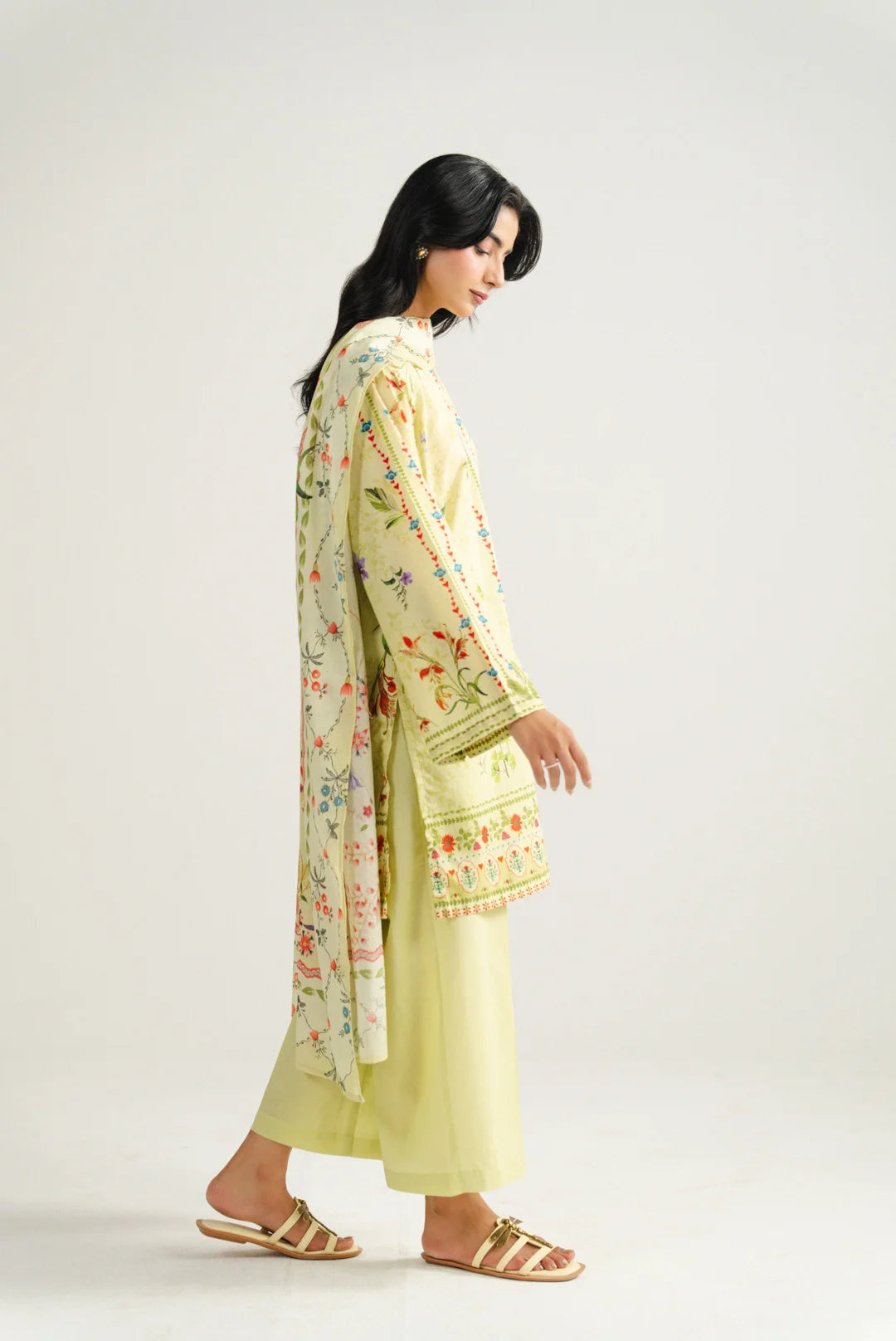 3 Piece Printed Lawn Suit
