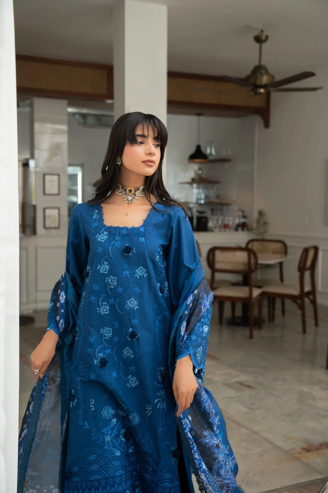 3 Piece Embroidered Lawn Suit