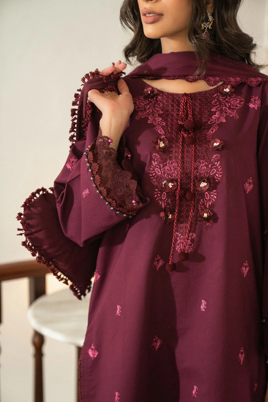 3 Piece Embroidered Lawn Suit