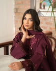 3 Piece Embroidered Lawn Suit