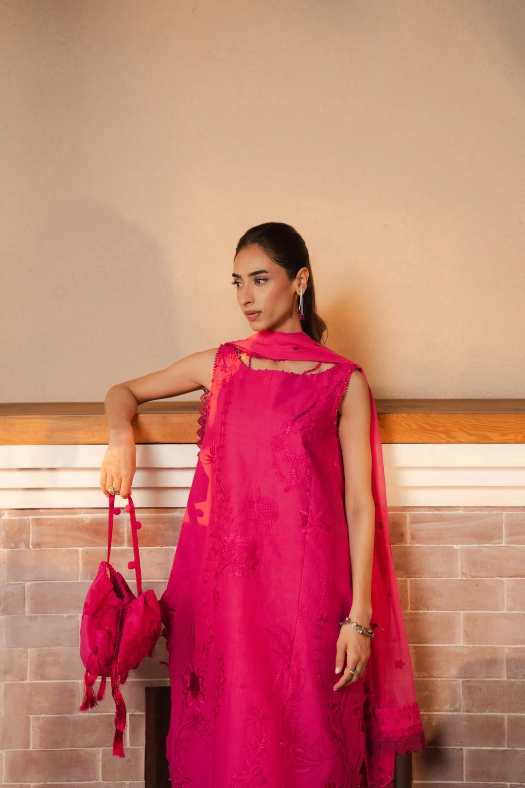 3 Piece Embroidered Lawn Suit Unstitched - 26