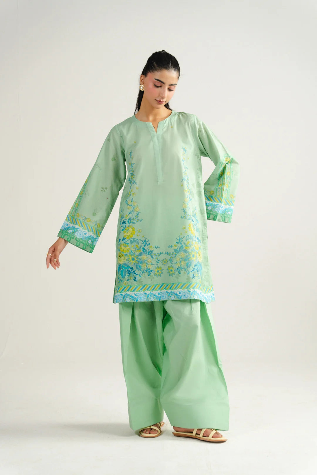 2 Piece Printed Lawn Suit