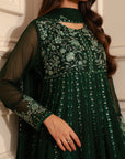 3 Piece Embroidered Chiffon Suit