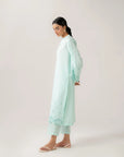 2 Piece Embroidered Cambric Suit