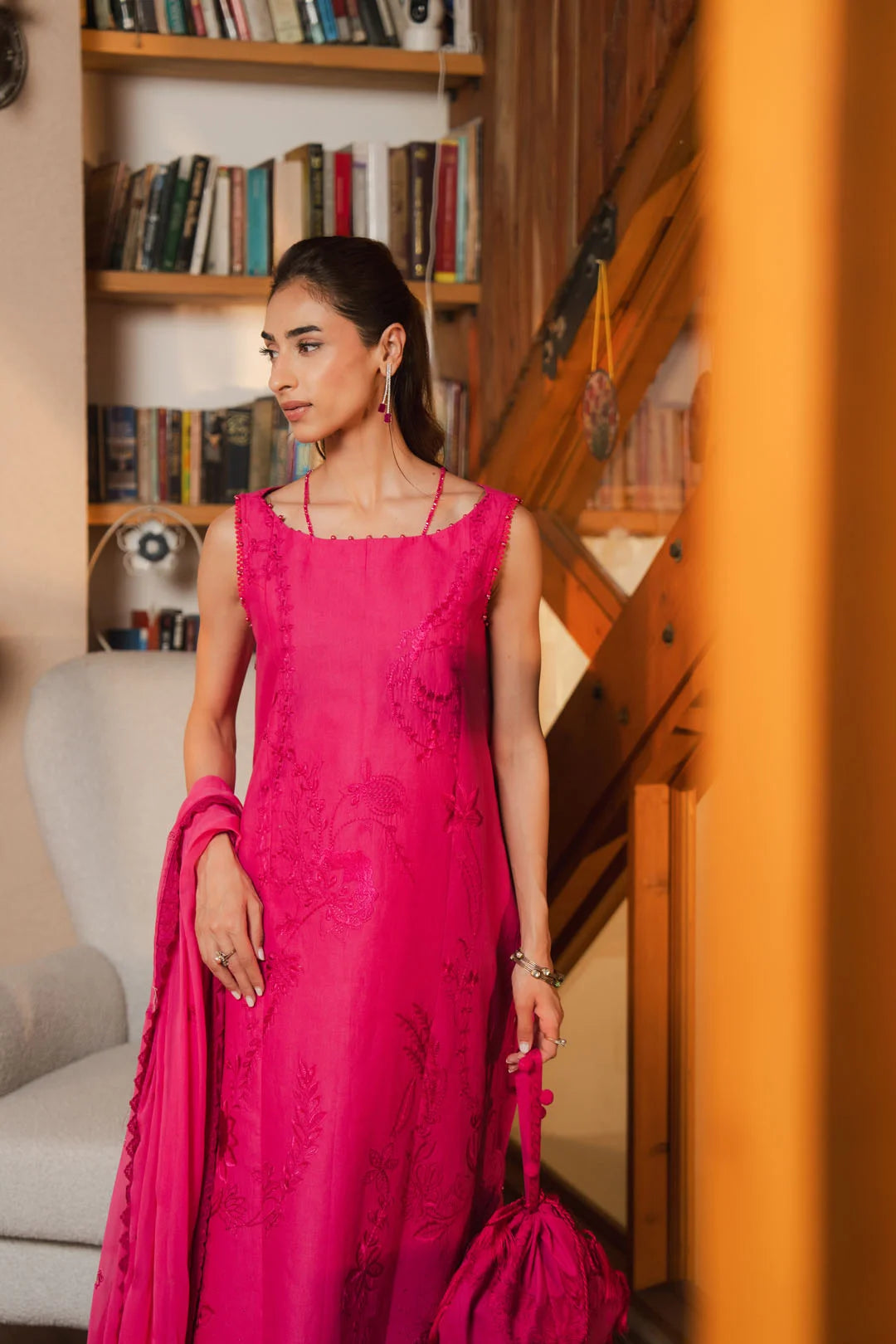 3 Piece Embroidered Lawn Suit Unstitched - 26