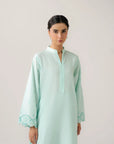 2 Piece Embroidered Cambric Suit