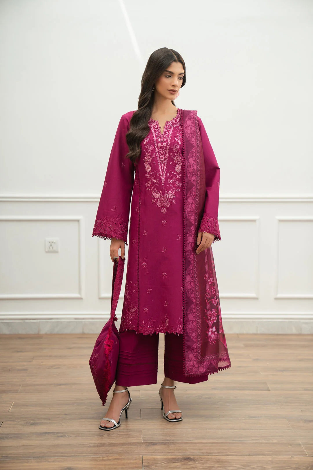 3 Piece Embroidered Lawn Suit