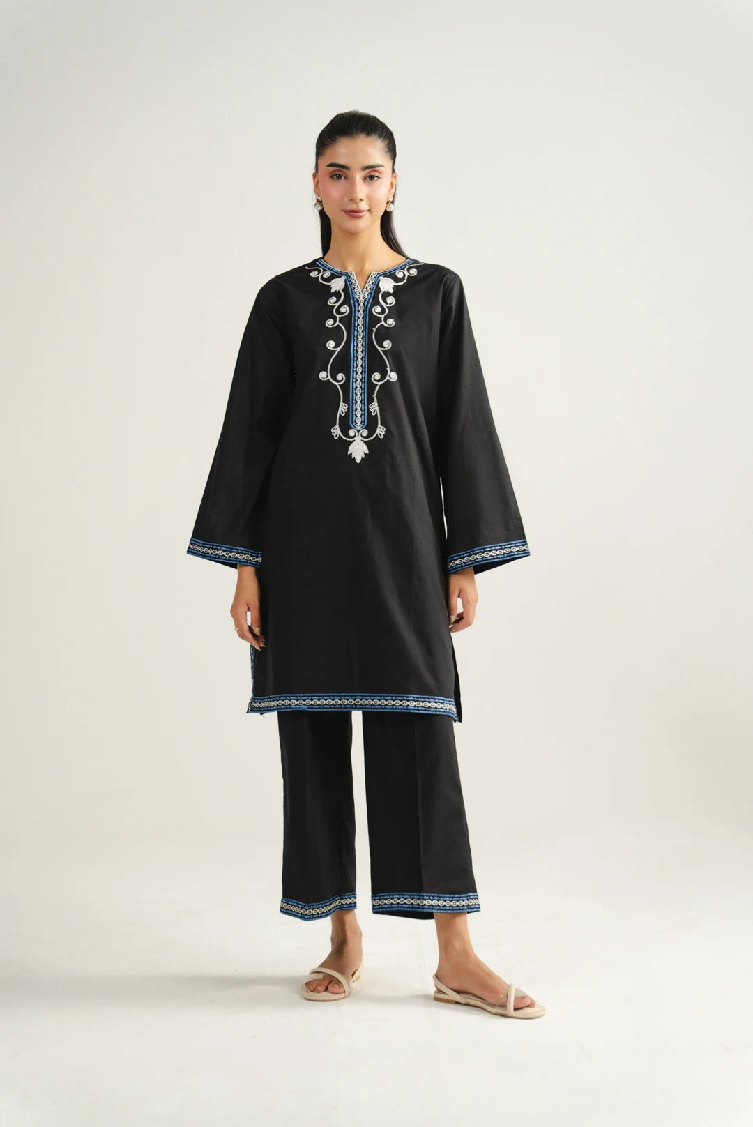 2 Piece Embroidered Lawn Suit Pret SS - 26