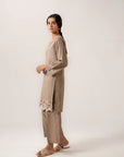 2 Piece Embroidered Cambric Suit