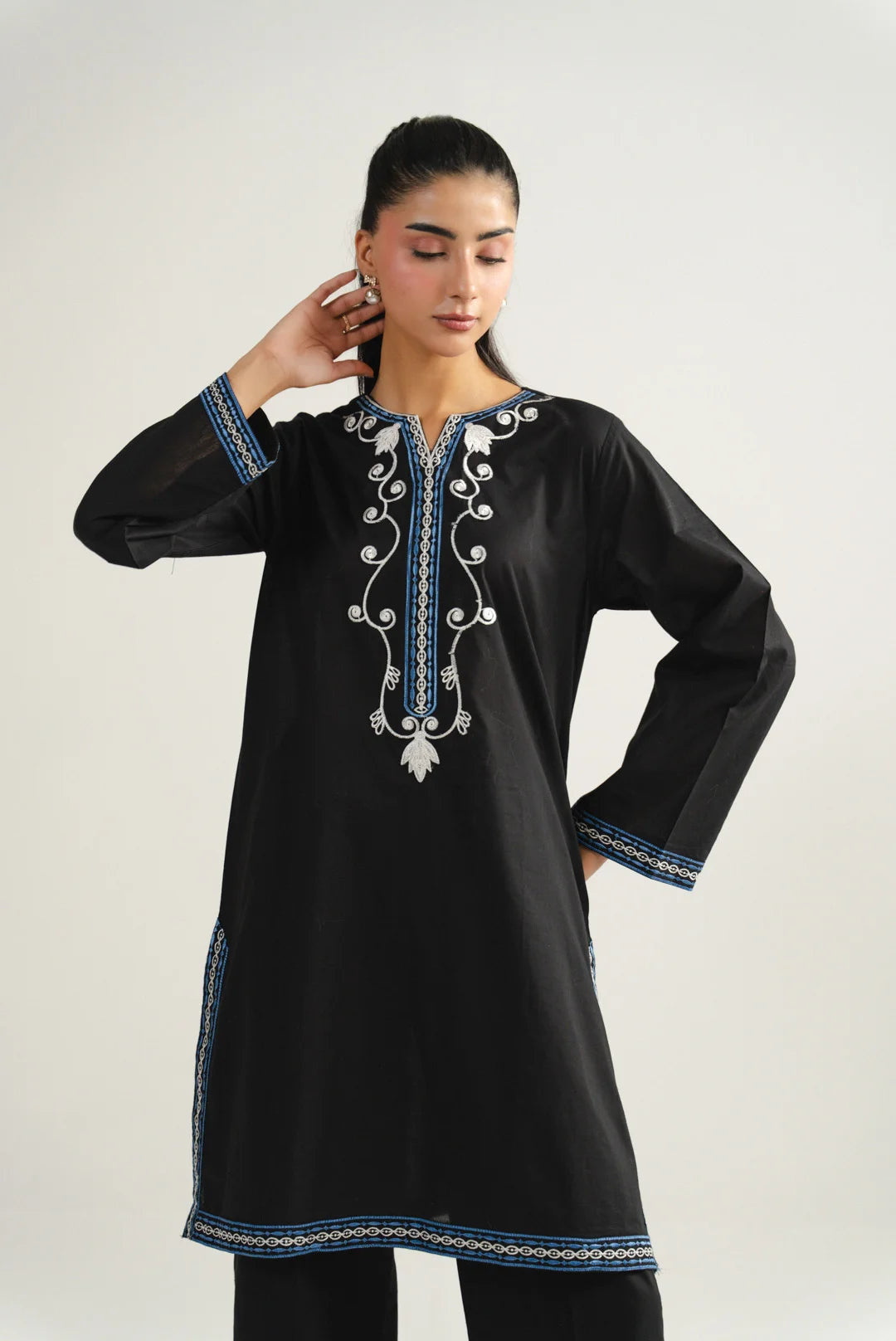 2 Piece Embroidered Lawn Suit Pret SS - 26