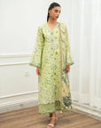 3 Piece Embroidered Lawn Suit