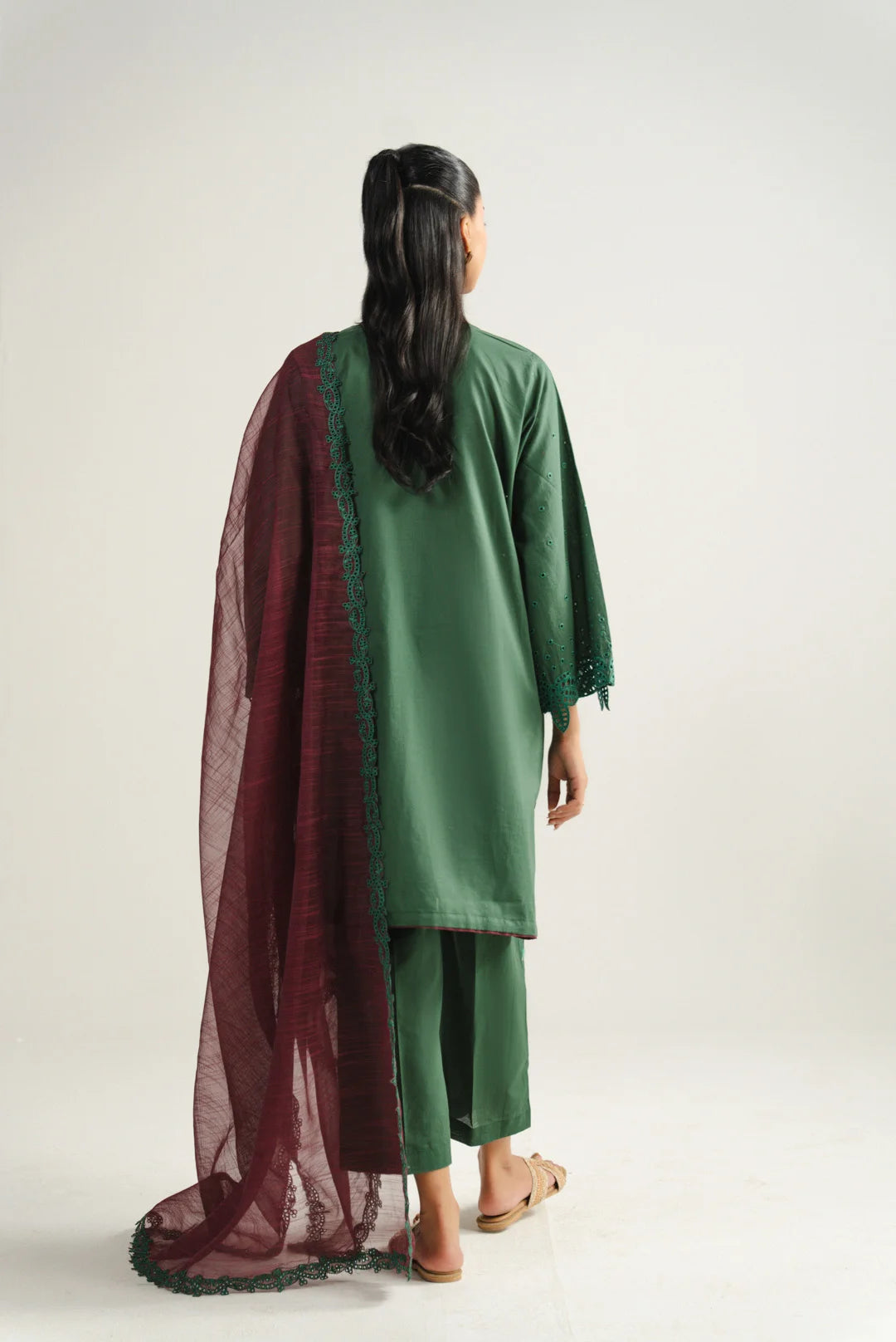 3 Piece Embroidered Lawn Suit