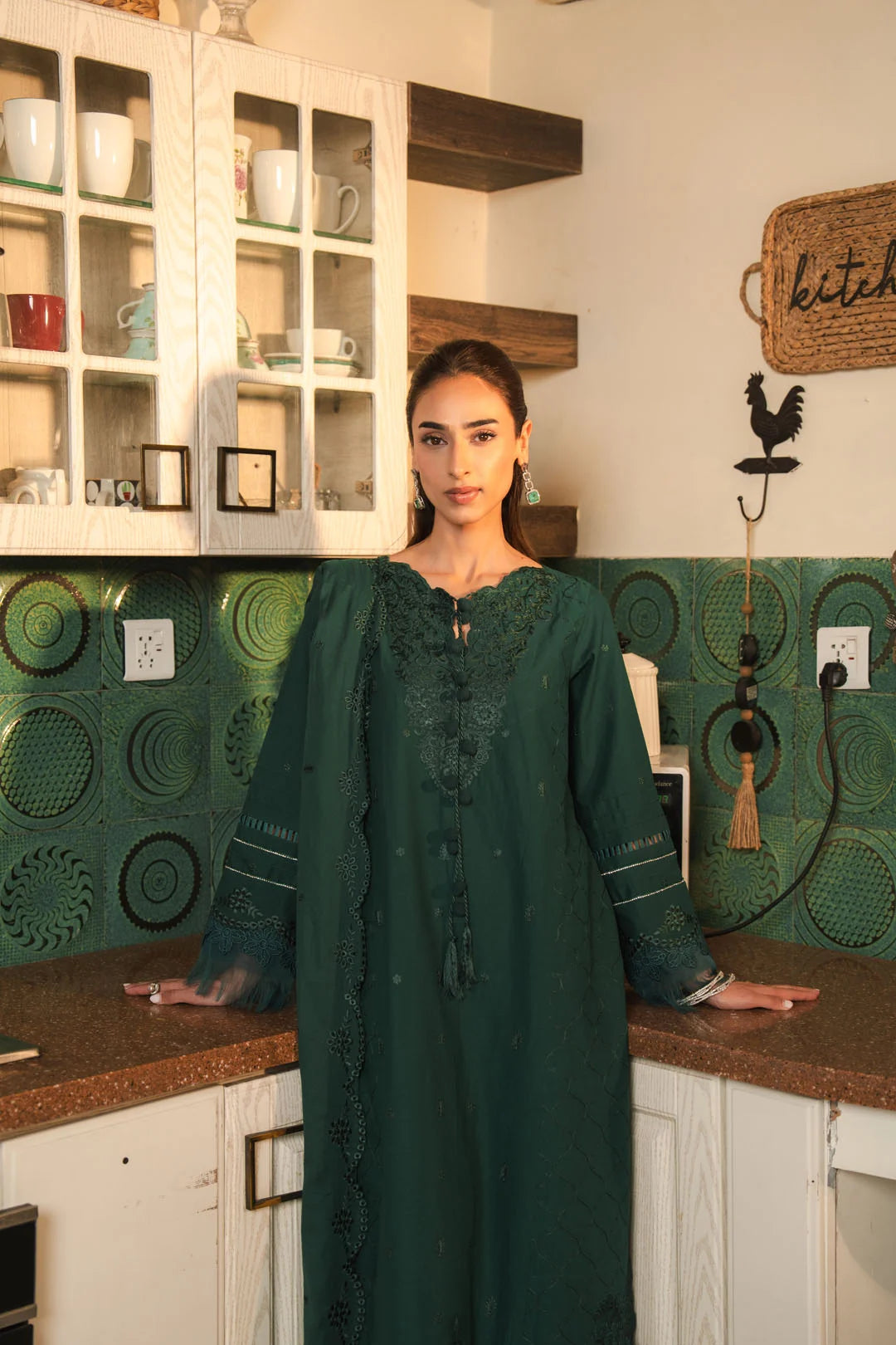 3 Piece Embroidered Lawn Suit Unstitched - 26