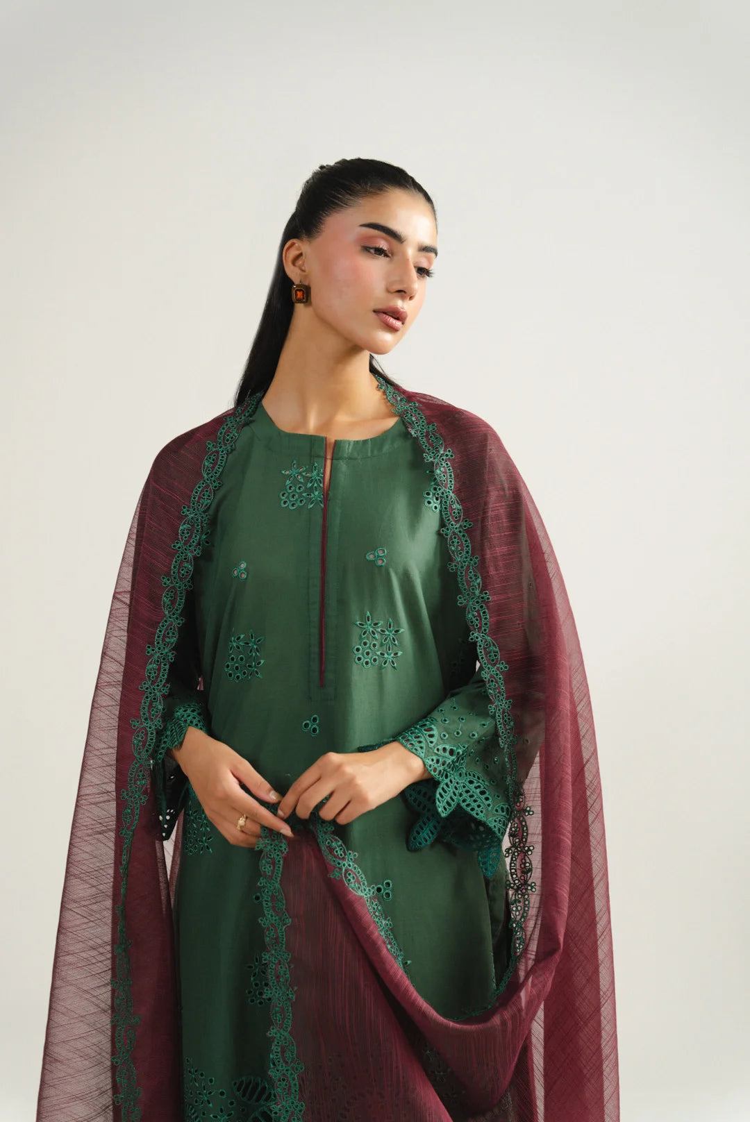 3 Piece Embroidered Lawn Suit