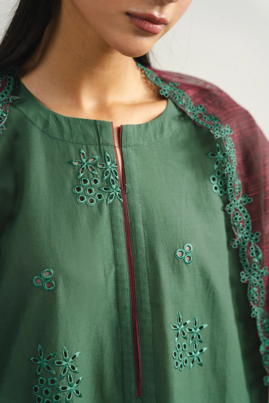 3 Piece Embroidered Lawn Suit
