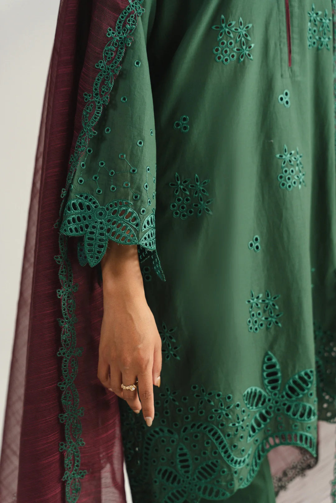 3 Piece Embroidered Lawn Suit