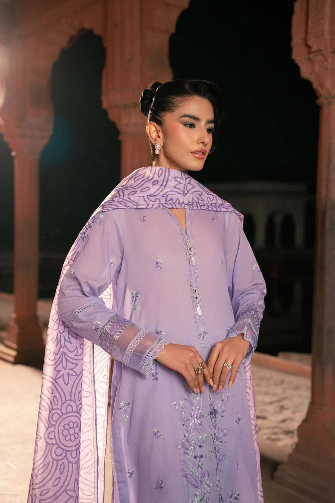 3 Piece Embroidered Lawn Suit