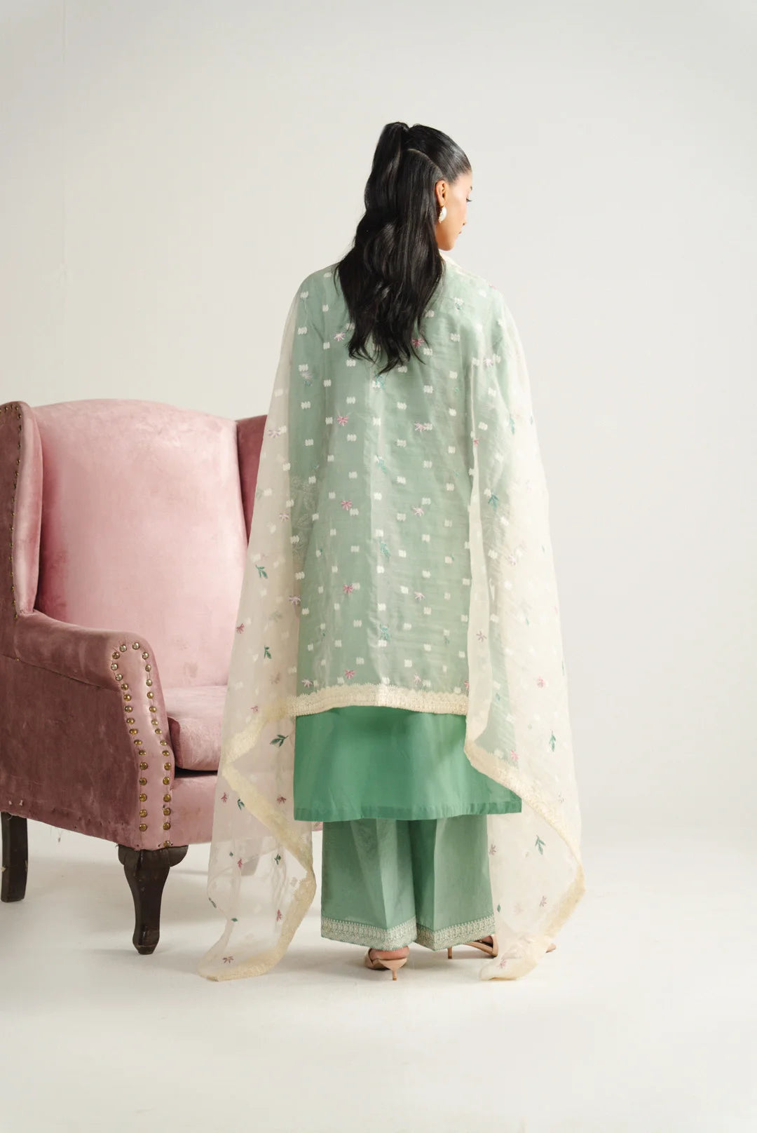 3 Piece Embroidered Lawn Suit