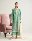 3 Piece Embroidered Lawn Suit