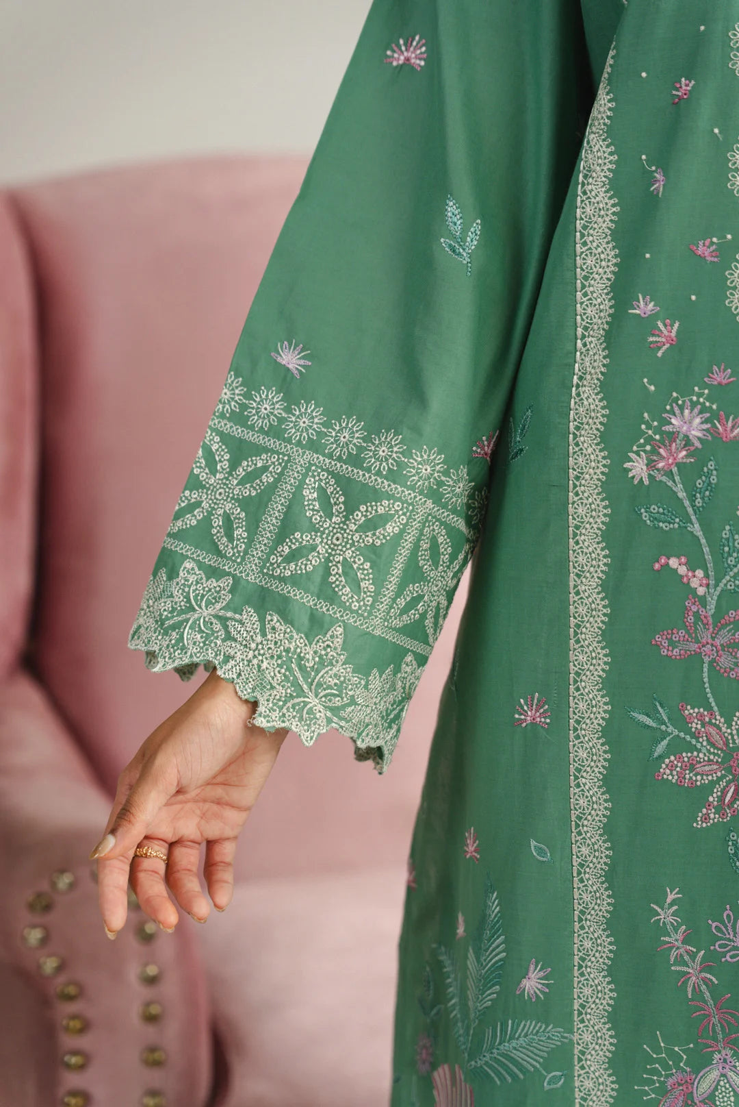 3 Piece Embroidered Lawn Suit