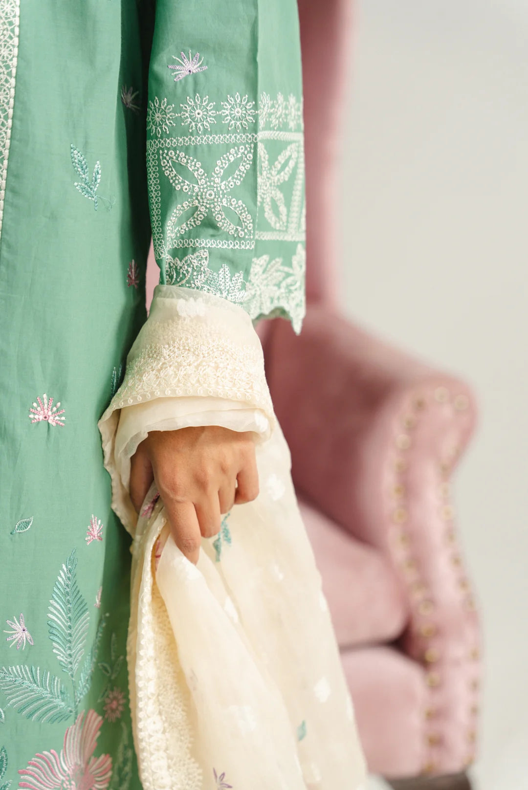 3 Piece Embroidered Lawn Suit