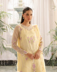 3 Piece Embroidered Organza Suit
