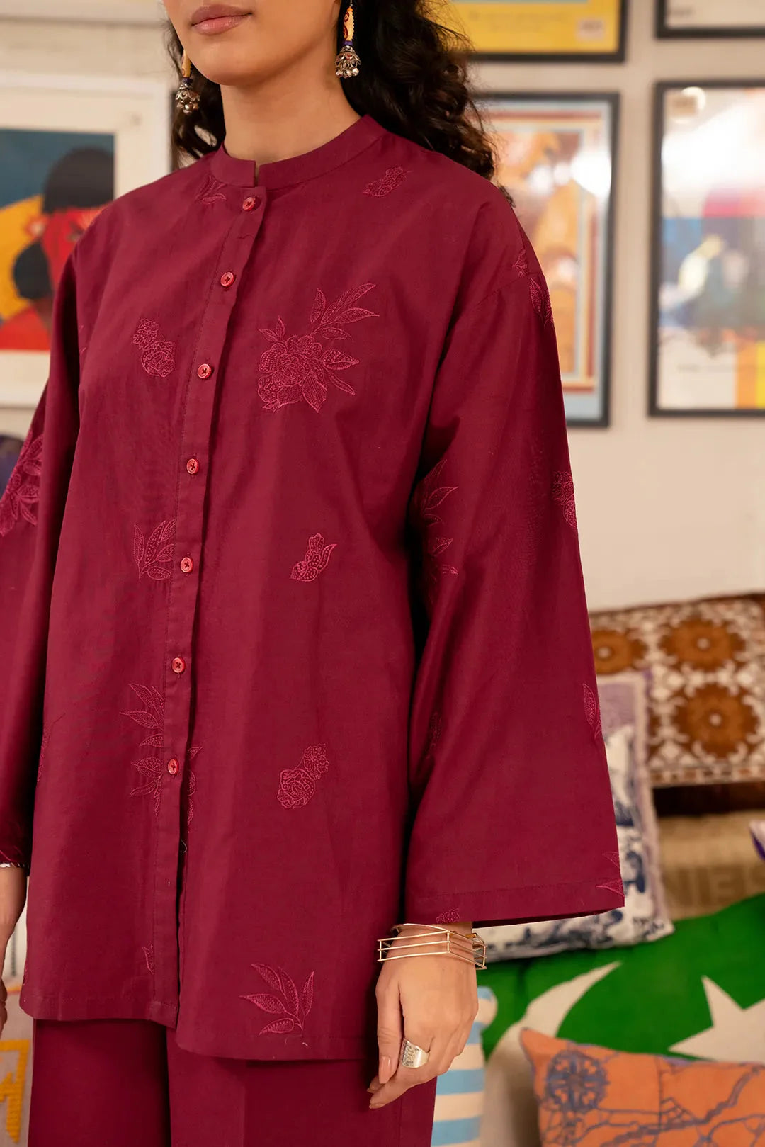 2 Piece Solid Lawn Co-Ord Set Pret SS - 25