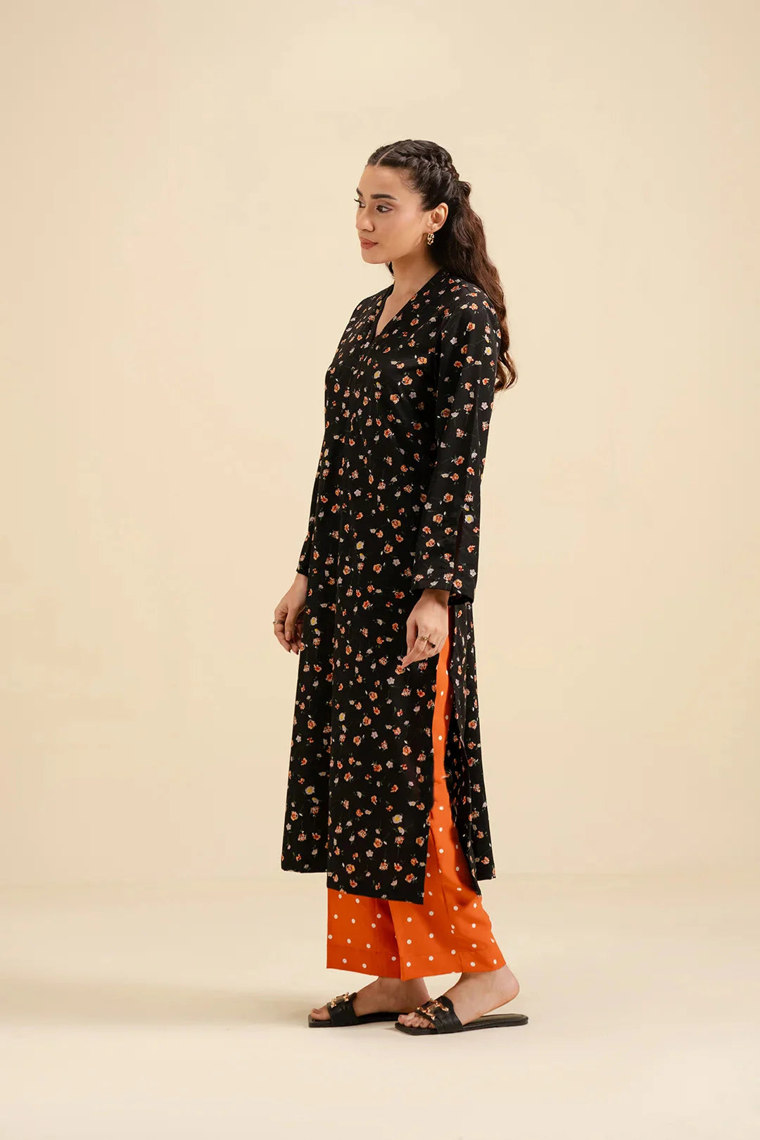 2 Piece Printed Suit Pret SS - 25