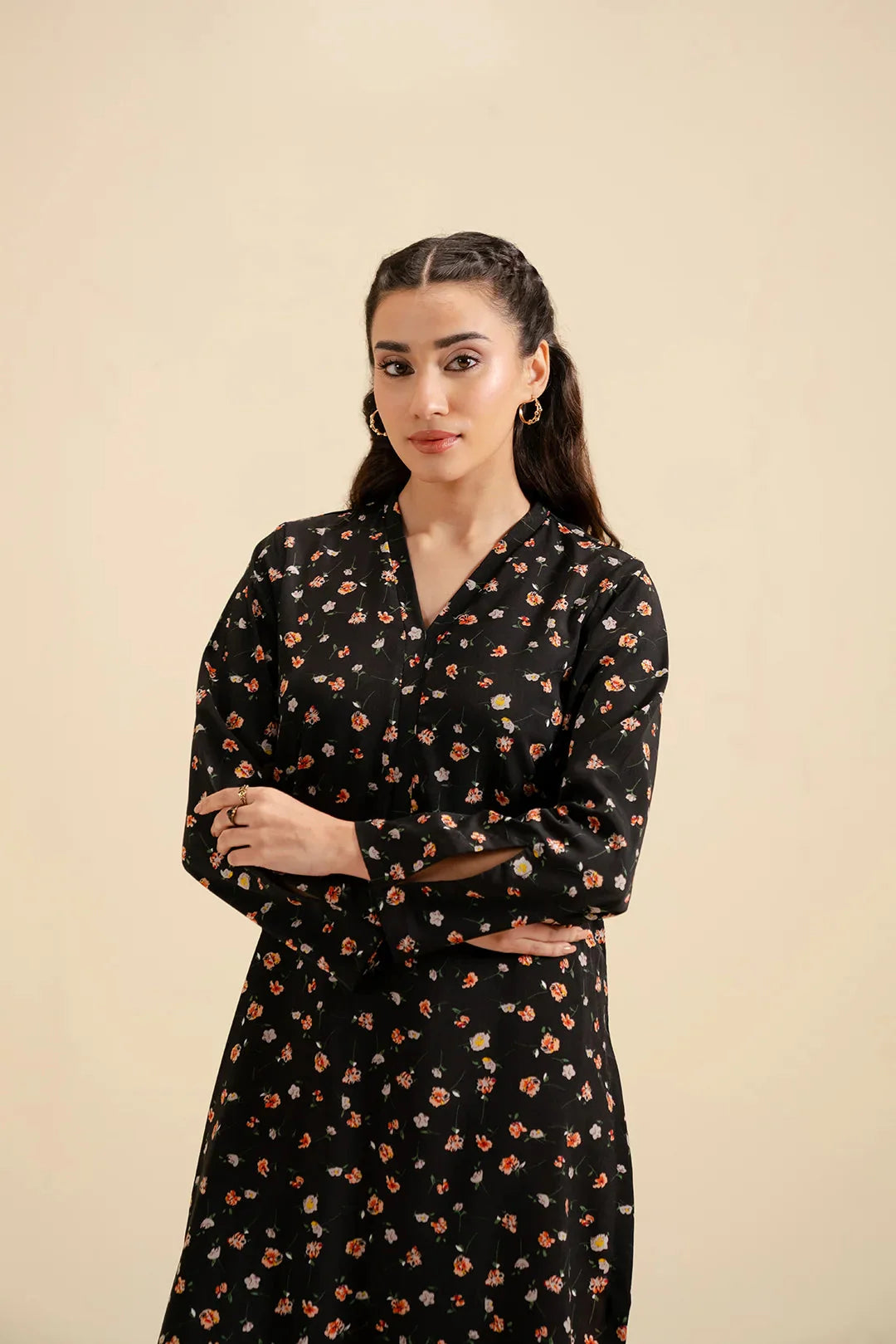 2 Piece Printed Suit Pret SS - 25