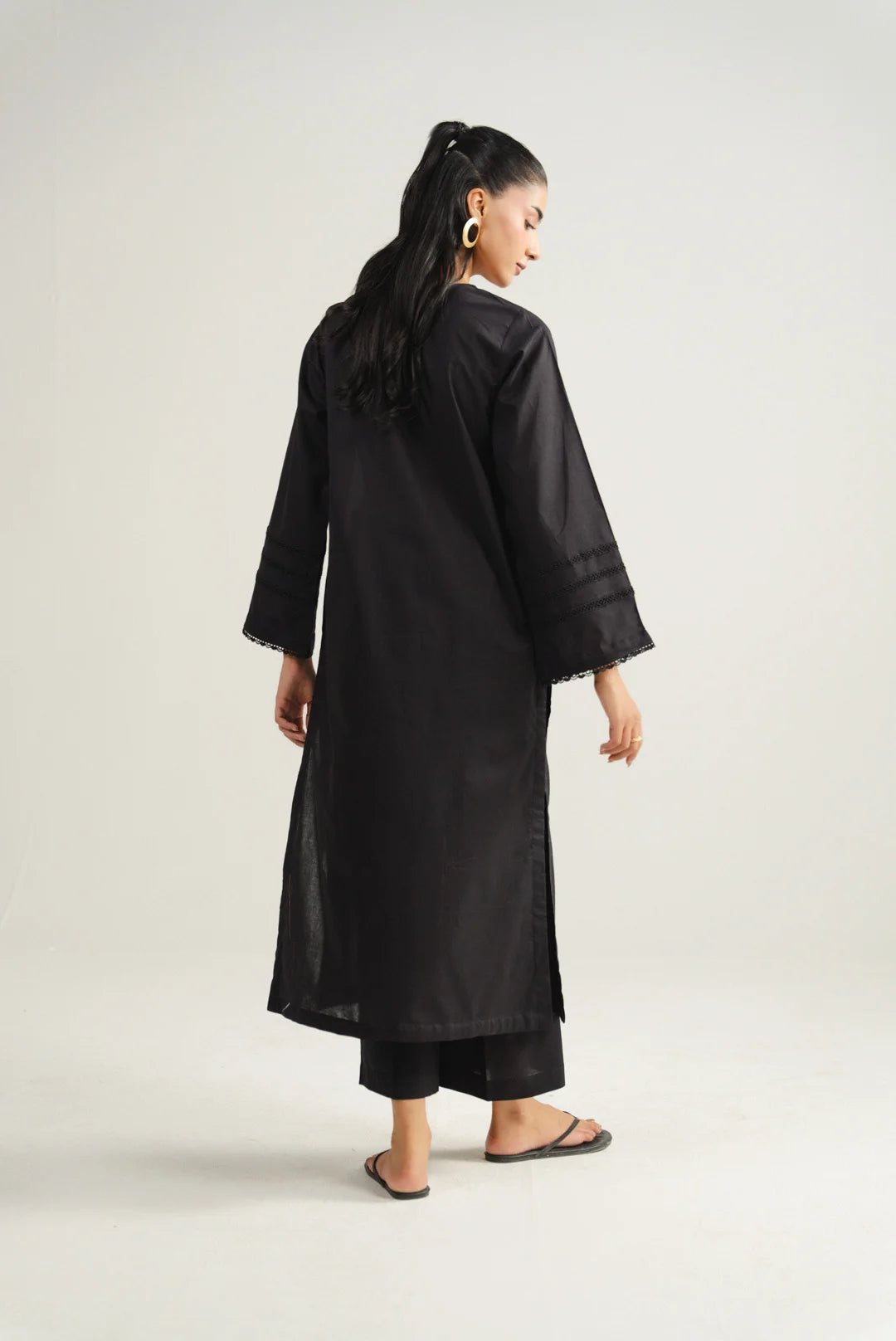 2 Piece Solid Lawn Suit
