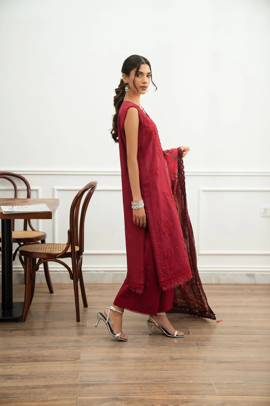 3 Piece Embroidered Lawn Suit