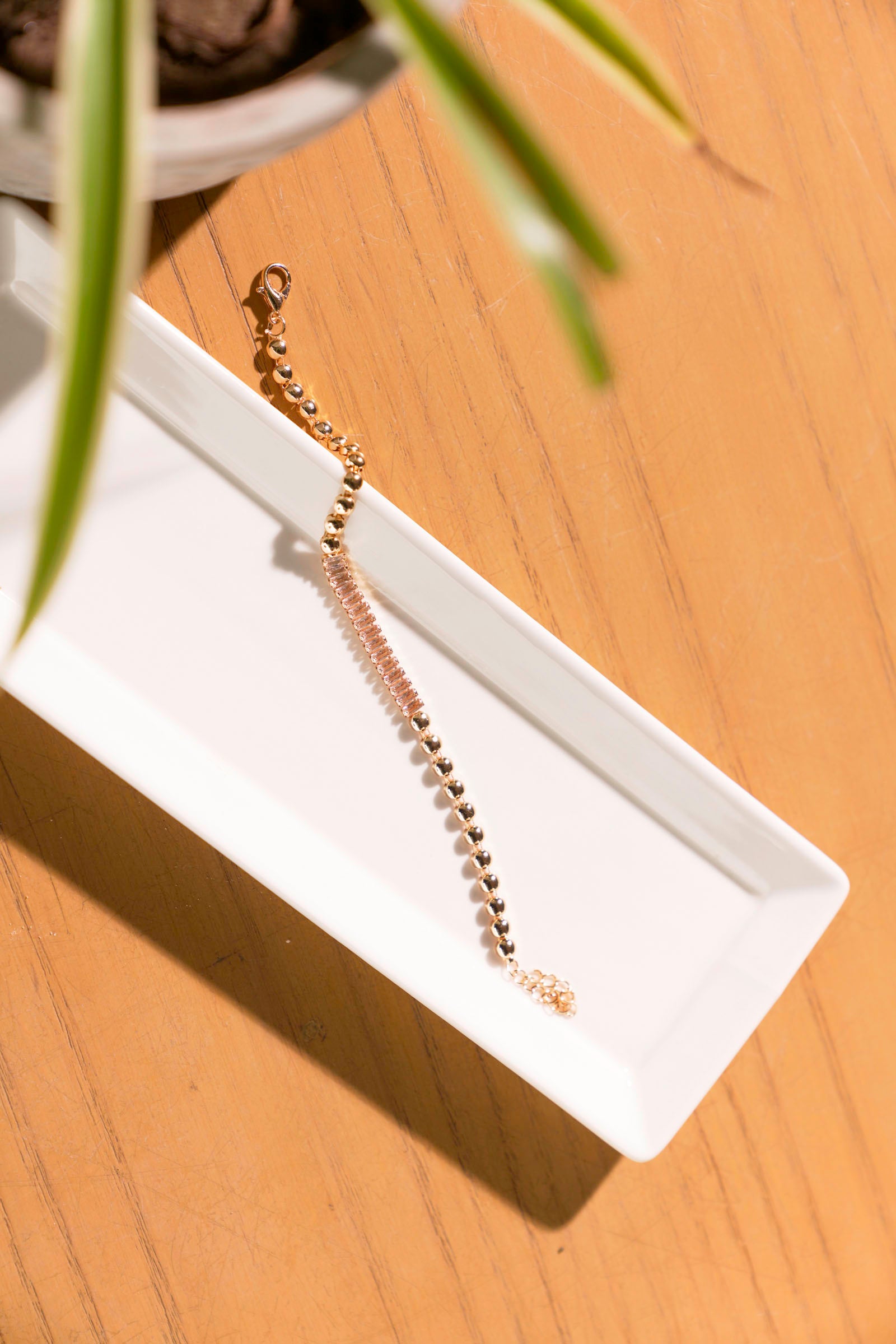 Golden Metallic Bracelet Beyond East Official