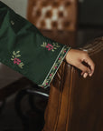 2 Piece Embroidered Cambric Suit