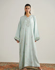 1 Piece Embroidered Lawn Kaftan