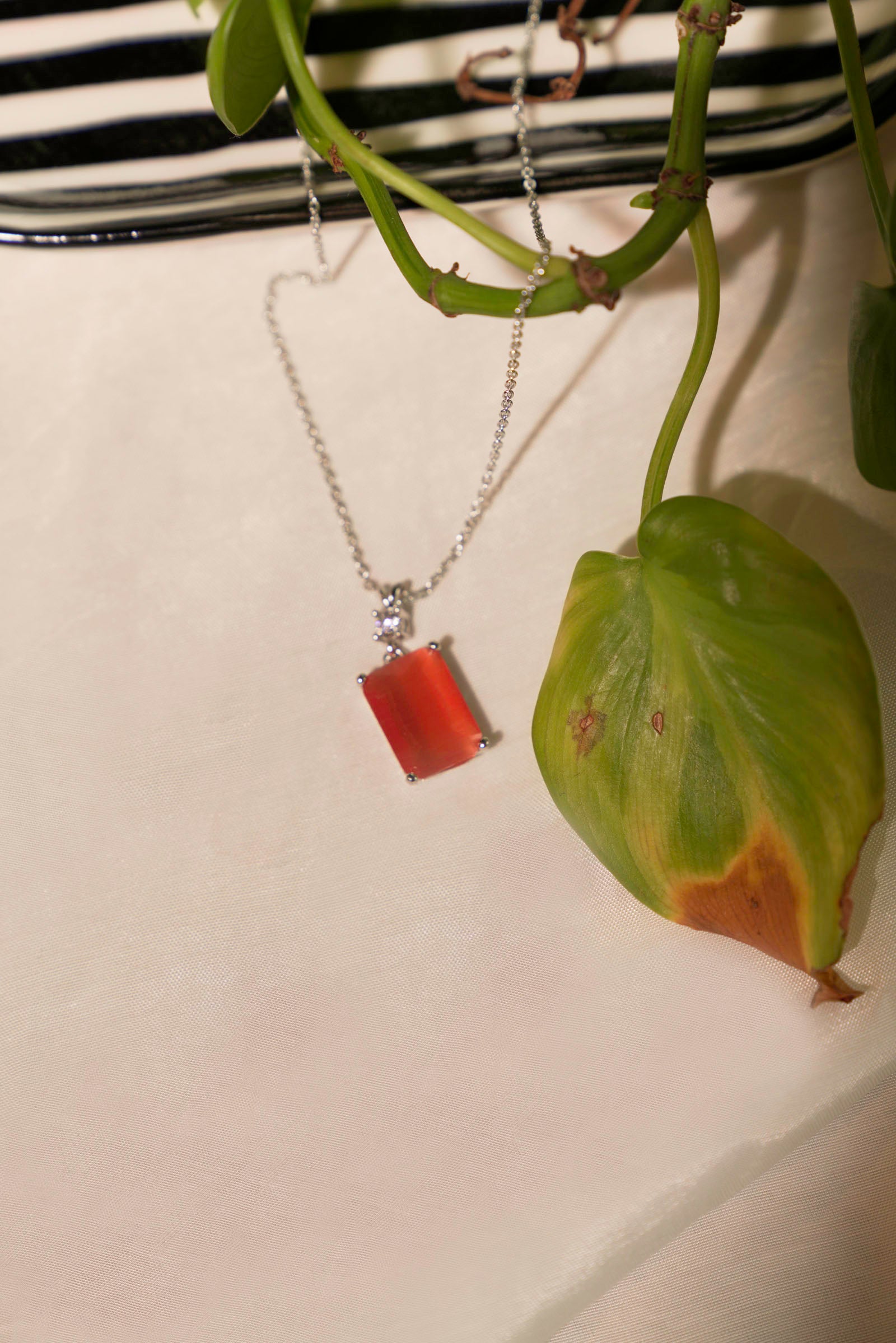Rust Stone Necklace Beyond East Official