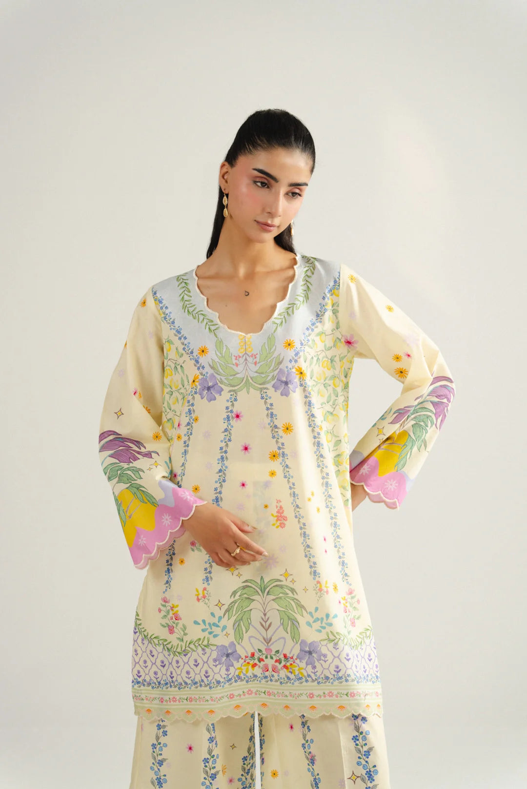 2 Piece Embroidered Lawn Suit