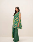 3 Piece Printed Linen Suit Beena