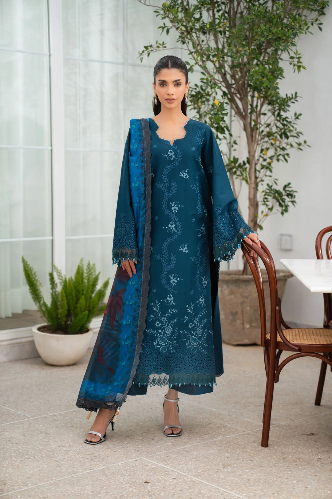 3 Piece Embroidered Lawn Suit