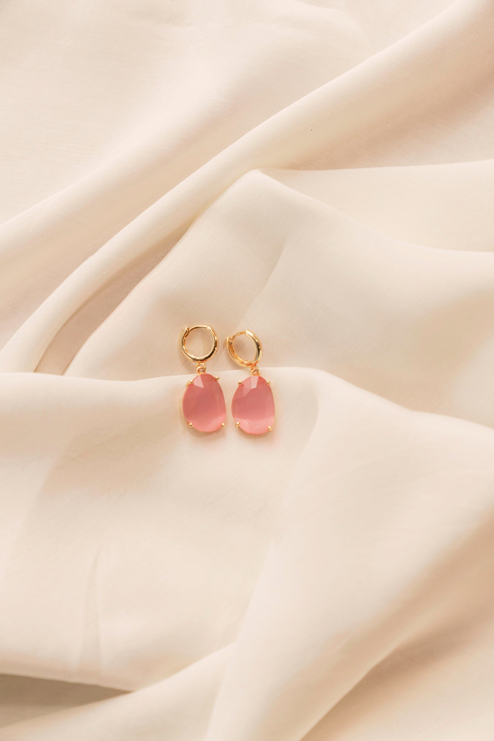 Pink Drop Earrings Beyond East Official