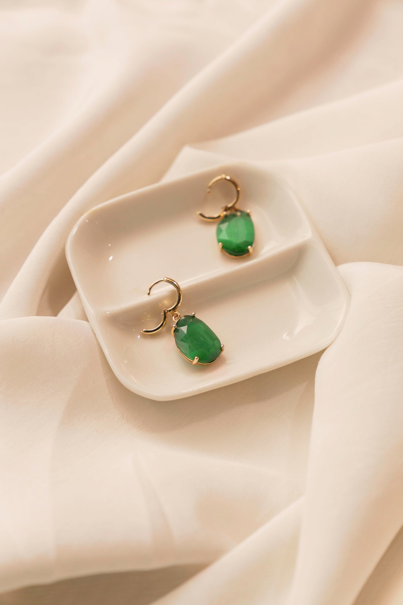 Green Earrings Beyond East Official