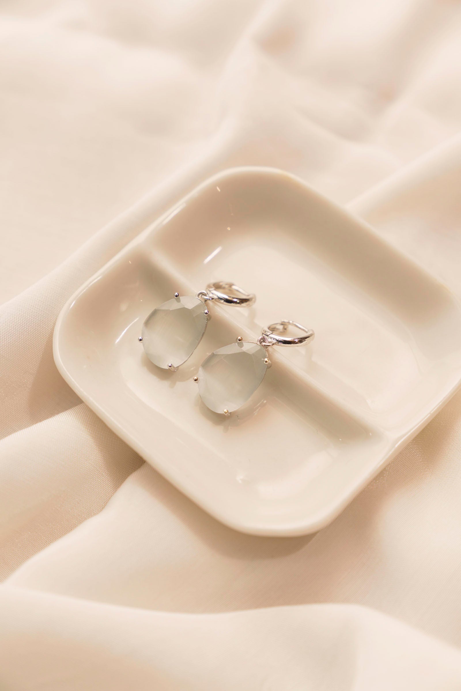 Grey Earrings Beyond East Official