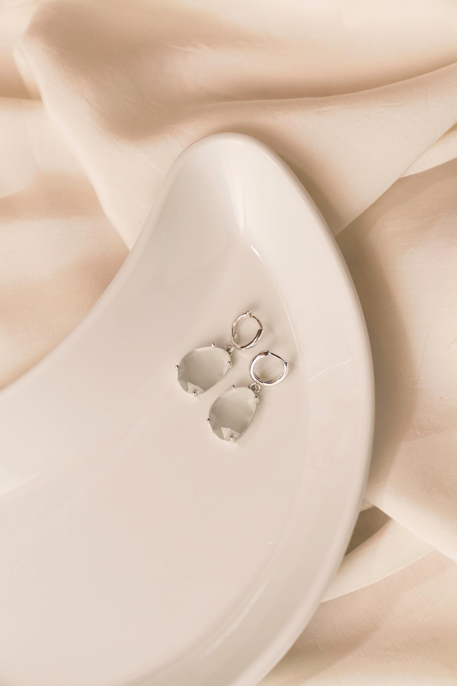 Grey Earrings Beyond East Official