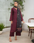 3 Piece Embroidered Lawn Suit Unstitched - 26