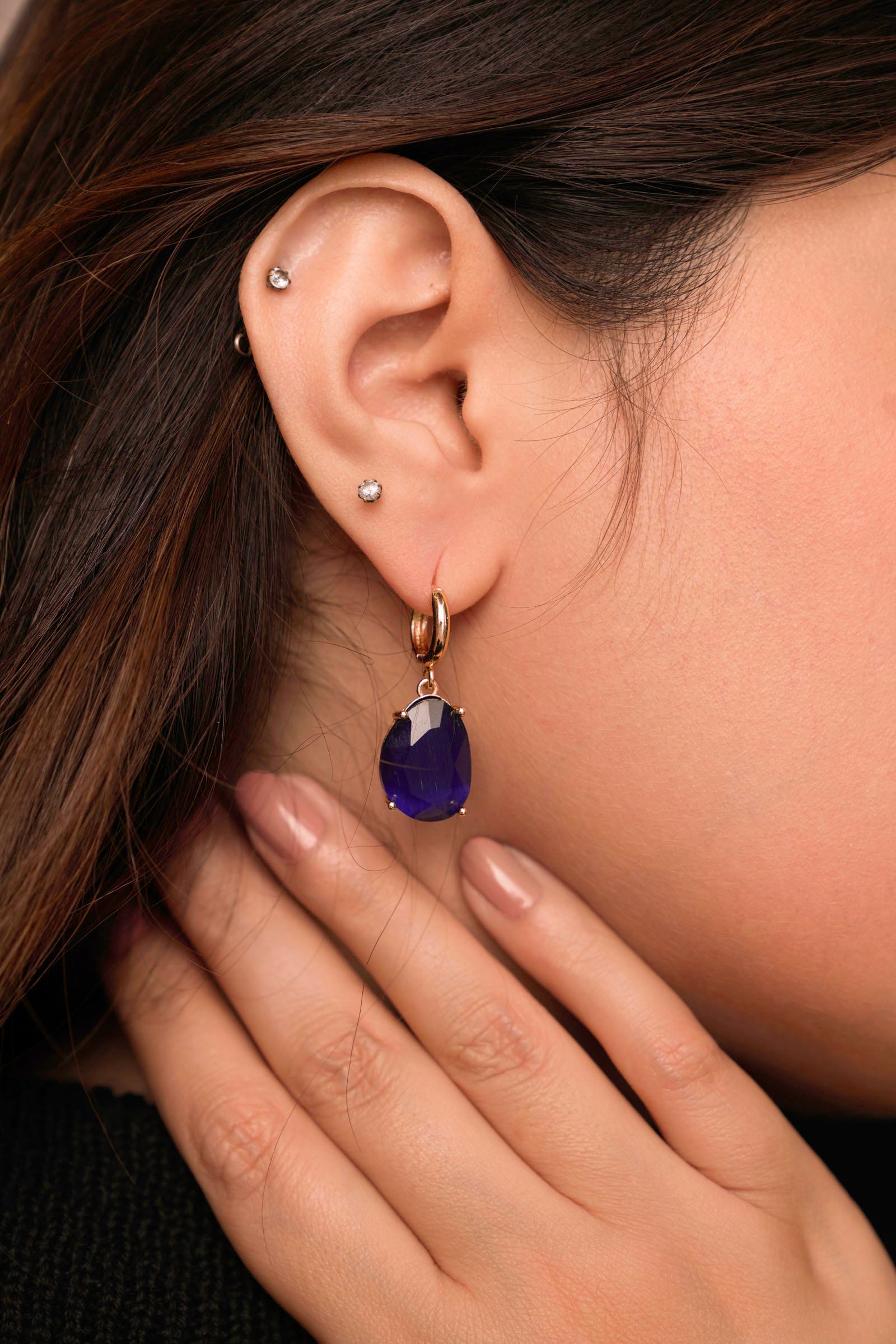 Blue Earrings Beyond East Official