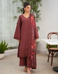 3 Piece Embroidered Lawn Suit