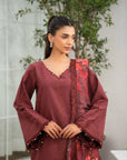 3 Piece Embroidered Lawn Suit
