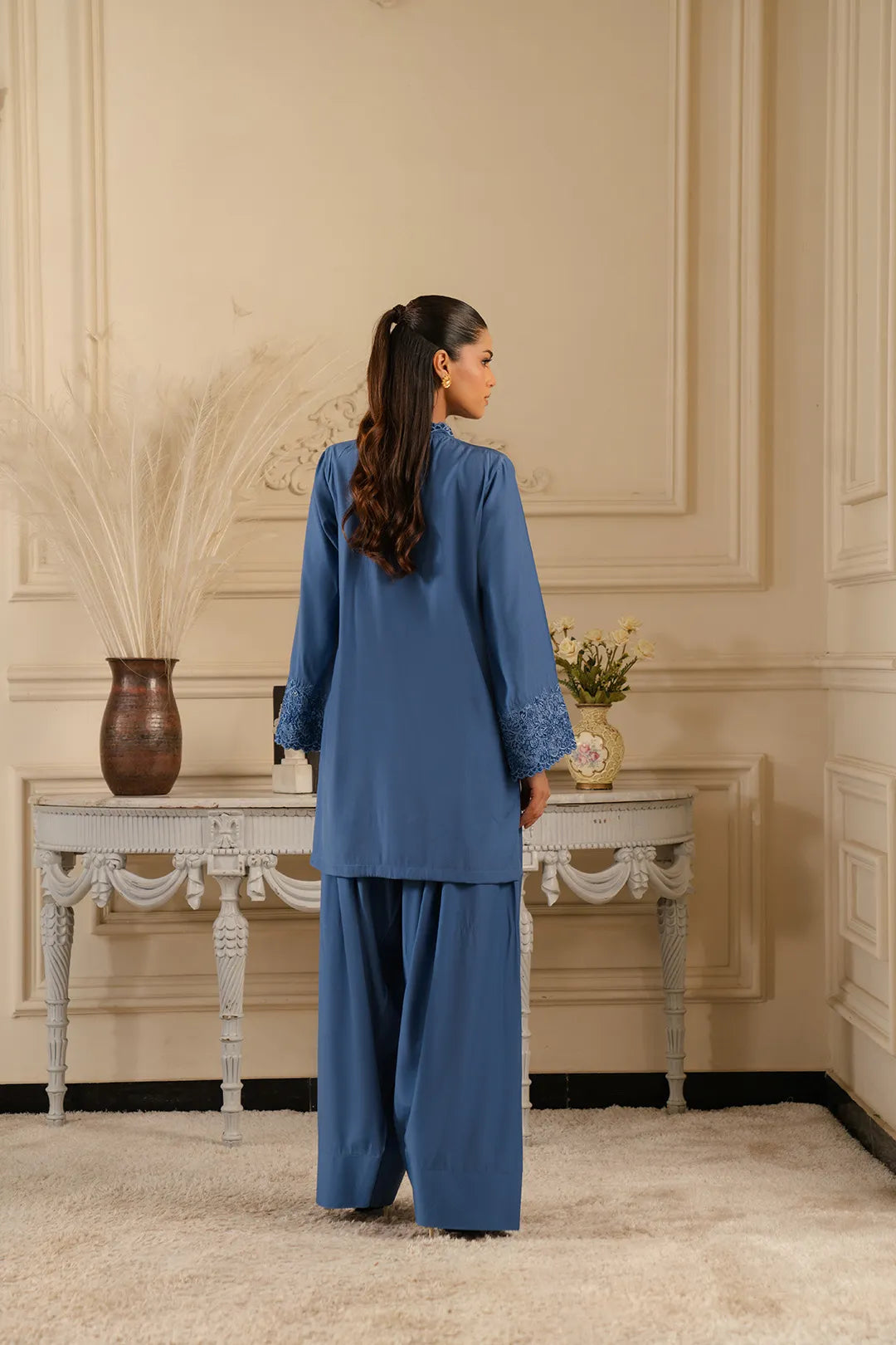 2 Piece Embroidered Suit Pret Fall - 25