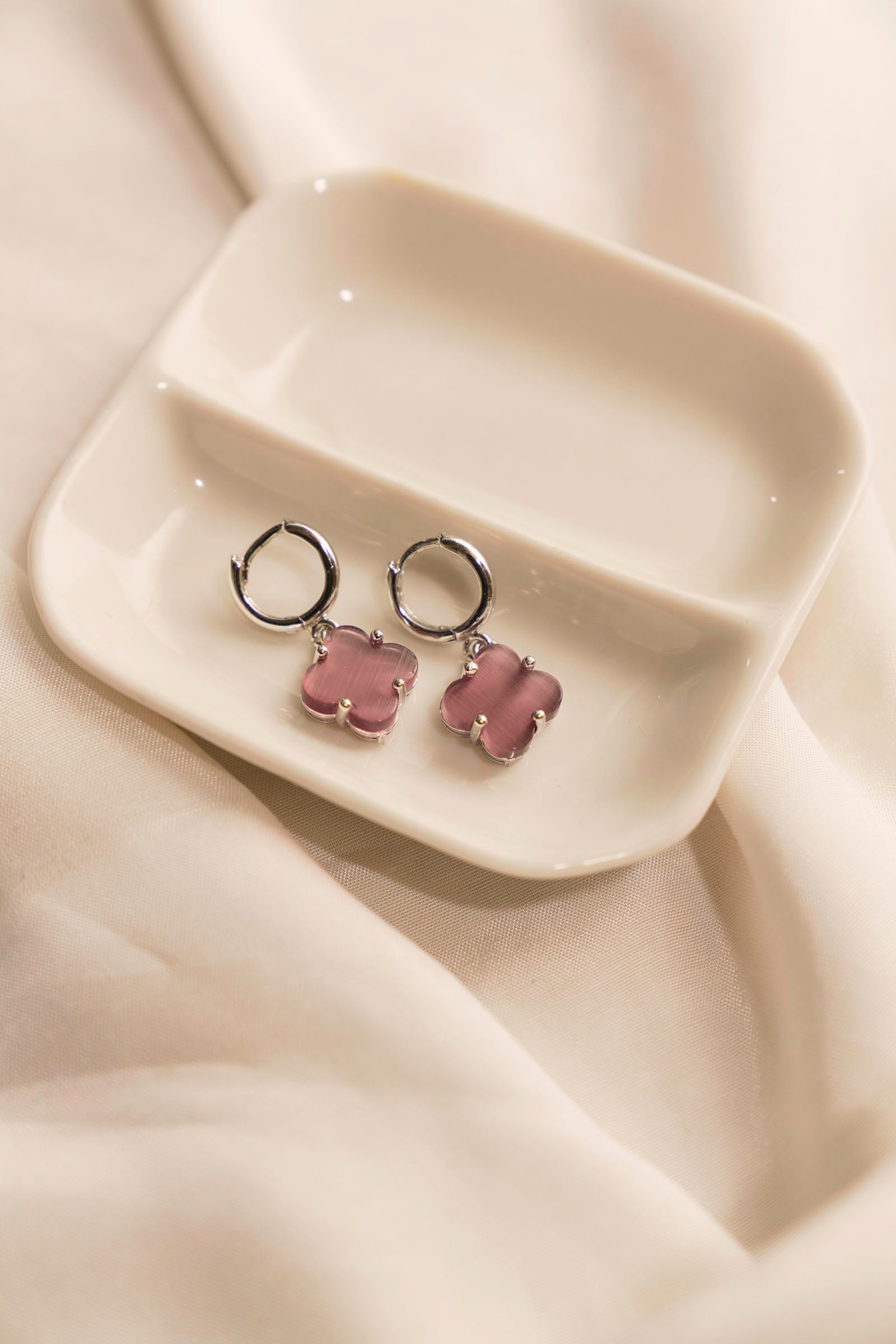 Pink Earrings Beyond East Official