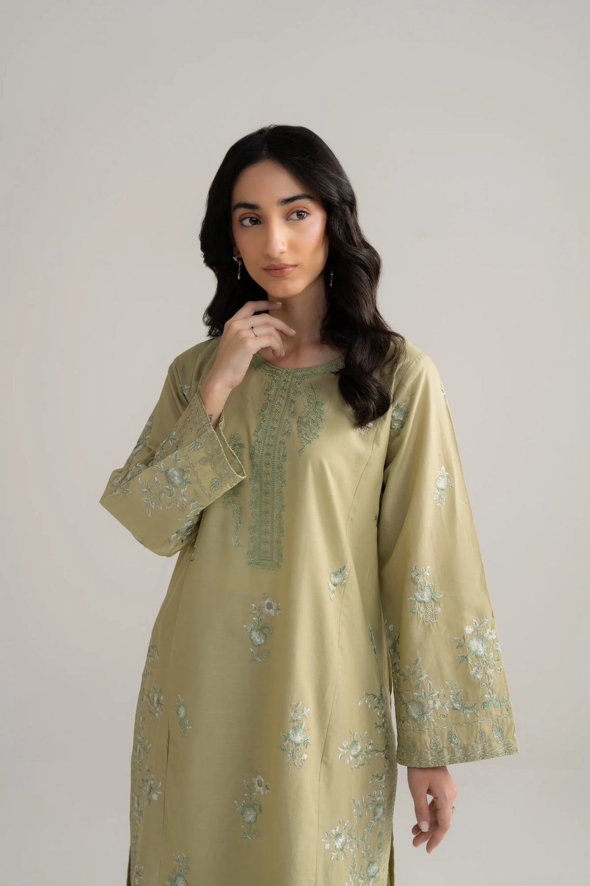 2 Piece Embroidered Lawn Suit Pret SS - 26